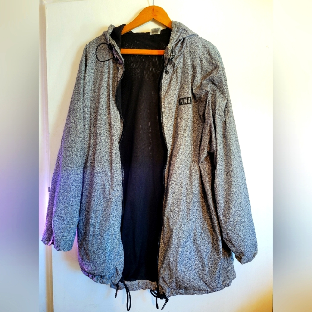 VICTORIA SECRET PINK Blue windbreaker jacket SZ.M